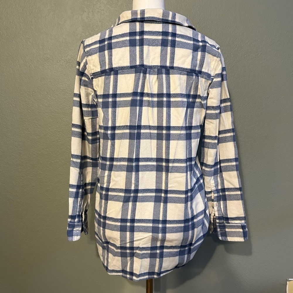 Madewell Flannel Classic Ex-Boyfriend Shirt in Akiva Plaid - Picture 2 of 3